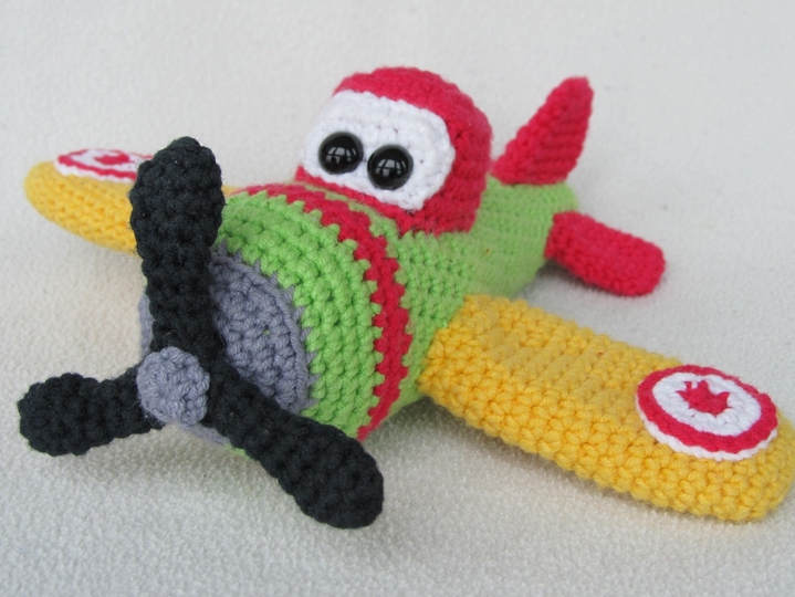 Flugzeug Tadeas Häkelanleitung