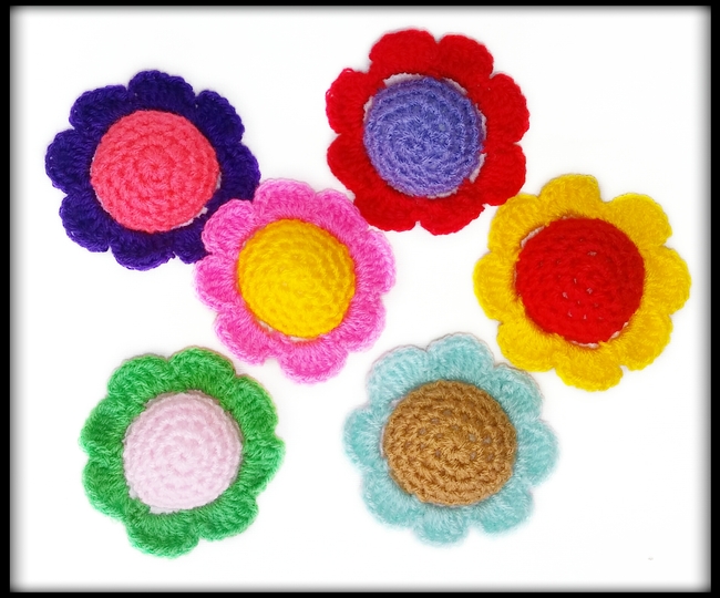 Häkelanleitung blume PDF english-deutsch- dutch ternura amigurumi