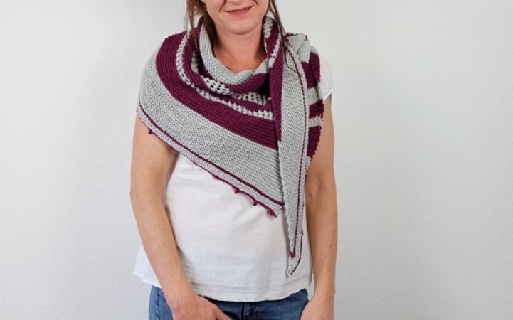 Knitting pattern shawl "Baby it´s cold"