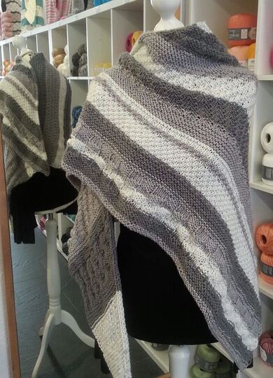 Strickanleitung Dreieckstuch Halstuch Stola