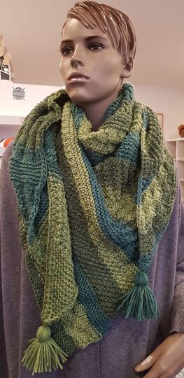 Strickanleitung Dreieckstuch Halstuch Stola