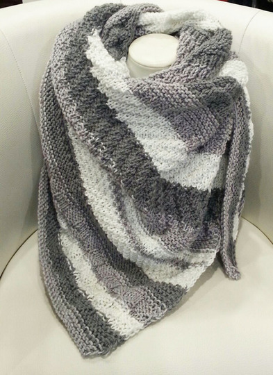 Strickanleitung Dreieckstuch Halstuch Stola