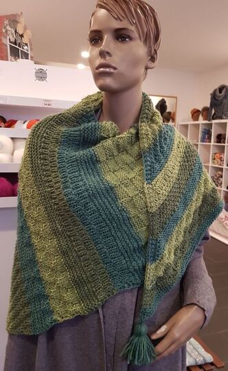 Strickanleitung Dreieckstuch Halstuch Stola