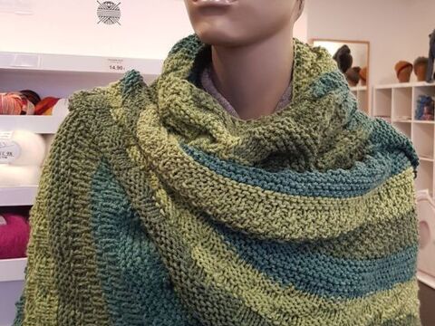 Strickanleitung Dreieckstuch Halstuch Stola