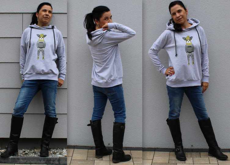 E-Book Hoodie Surita Gr. XS-XXL