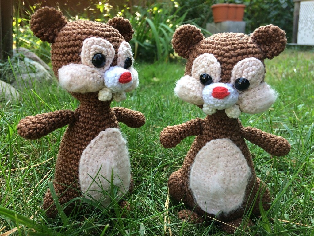 Häkelanleitung für ein Backenhörnchen