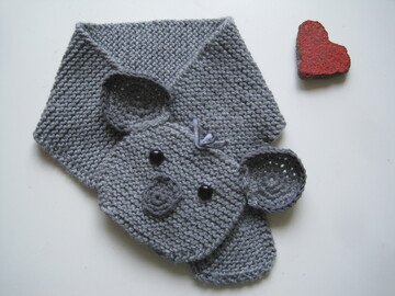 Strickanleitung Schal für Babys und Kinder mit tollem Koalamotiv für Babys und Kinder bis zu 4 Jahren