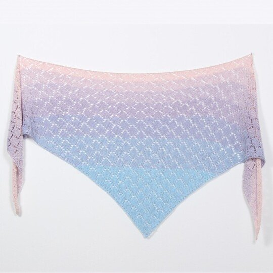 Gestrickter Sunrise Schal