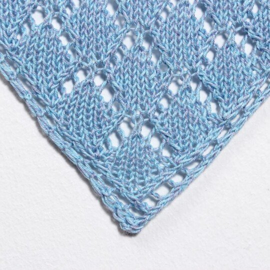 Gestrickter Sunrise Schal