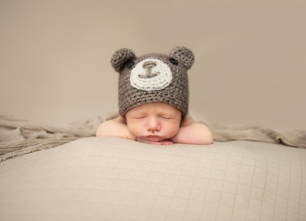 Bärenmütze - geeignet für jedes Garn und jeden Kopfumfang - für Babys, Kinder und Erwachsene