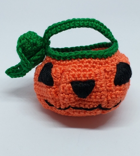 Häkelanleitung Der lustige Kürbis - Beutel