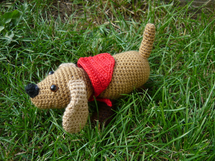 Häkelanleitung Dackel