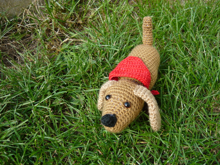 Häkelanleitung Dackel