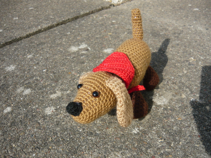 Häkelanleitung Dackel