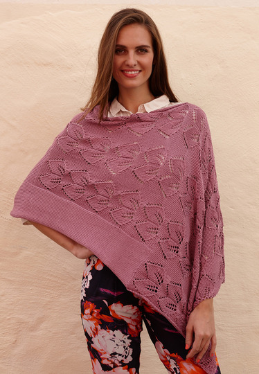 Strickanleitung Poncho Lilenija