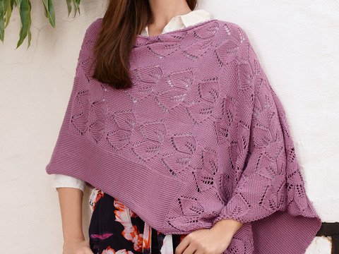 Strickanleitung Poncho Lilenija