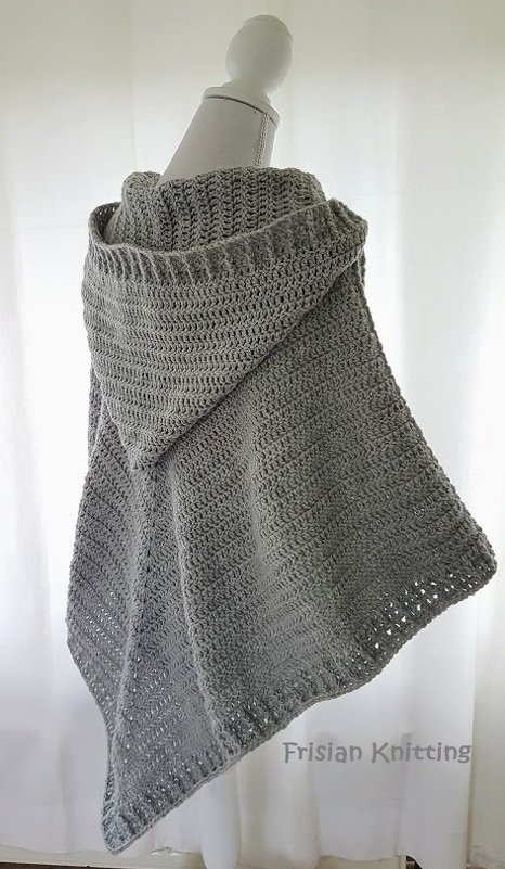Häkelanleitung Hooded Poncho