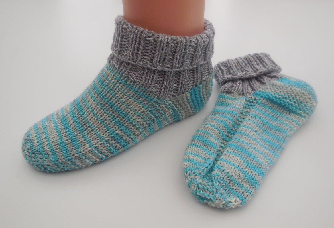 Kindersocken ohne Ferse - Gr. 22 - 33 - Bild 2