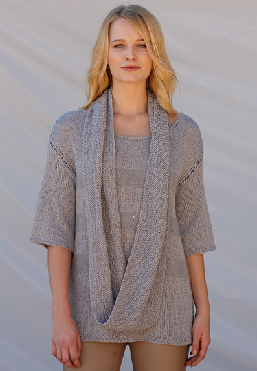 Strickanleitung Pullover mit Loopkragen Armina