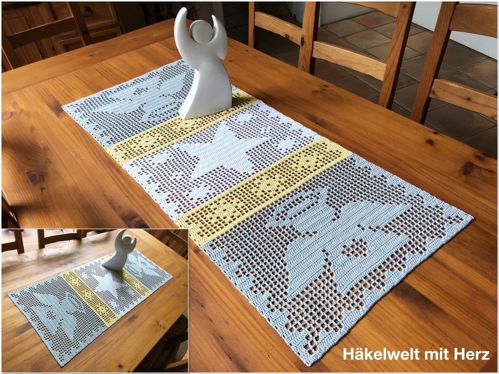 Häkeln / Tischläufer "Angel"