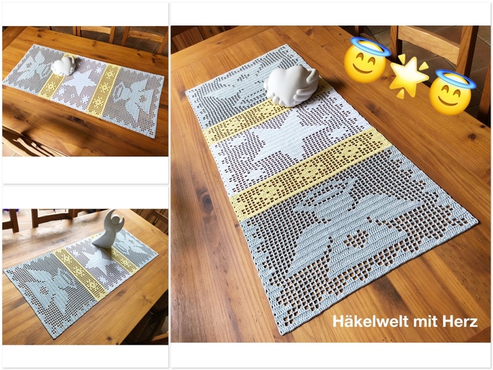 Häkeln / Tischläufer "Angel"