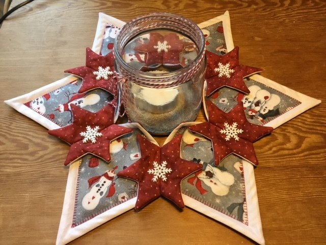 Genähte Tischdeko "Sternentanz" - Bild 2