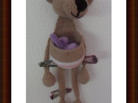 Haarspangen / Haargummihalter Bär