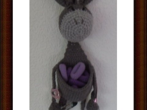 Haarspangenhalter, Haargummihalter Esel