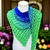 Triangular Scarf Window View - Crochet Pattern