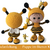 173DE Häkelanleitung Puppe im Bienen Kleid - Amigurumi PDF Stelmakhova CP
