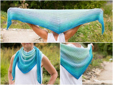 Häkelanleitung Tuch "Daylight"