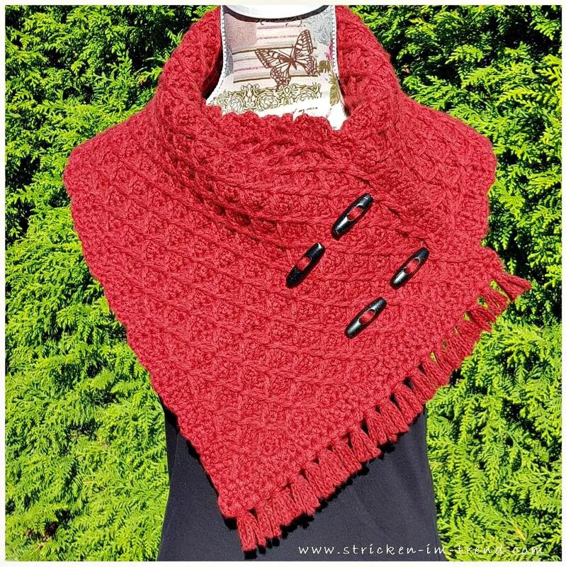 Crochet Pattern for Cowl with Fringes | Neckwarmer #5 - Image 5