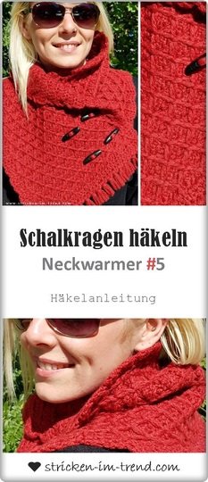 Crochet Pattern for Cowl with Fringes | Neckwarmer #5