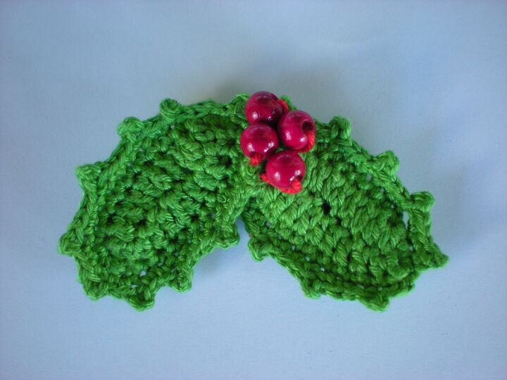 Weihnachtsgirlande Häkelanleitung