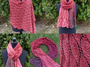 gestrickter Poncho oder Schal Spicy Autumn