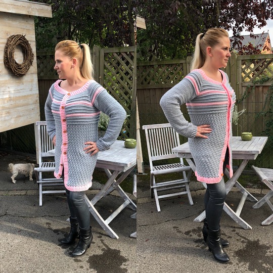 Häkelanleitung Jacke "Sternschnuppe" - alle Größen