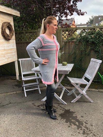 Häkelanleitung Jacke "Sternschnuppe" - alle Größen