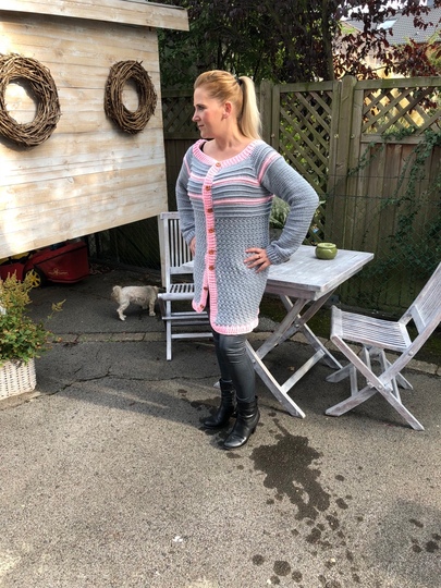 Häkelanleitung Jacke "Sternschnuppe" - alle Größen