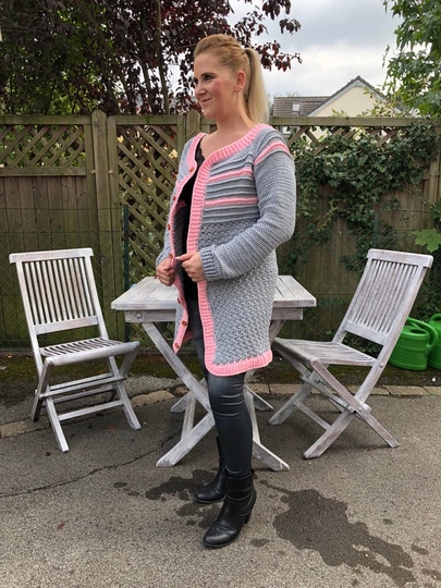 Häkelanleitung Jacke "Sternschnuppe" - alle Größen