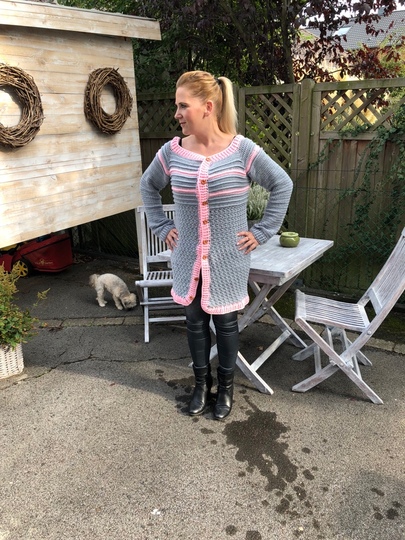 Häkelanleitung Jacke "Sternschnuppe" - alle Größen