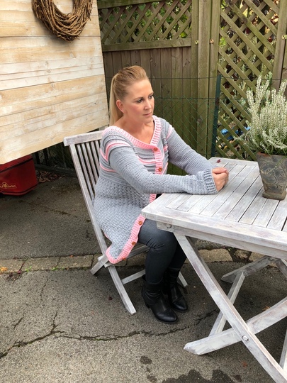 Häkelanleitung Jacke "Sternschnuppe" - alle Größen