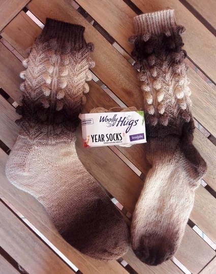 Socken Pralinen-Reigen stricken - mit Größentabelle von Baby bis Herrengröße