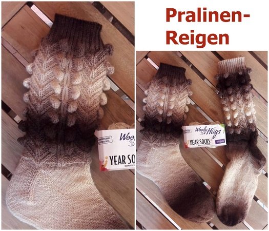 Socken Pralinen-Reigen stricken - 38/39 - 40/41