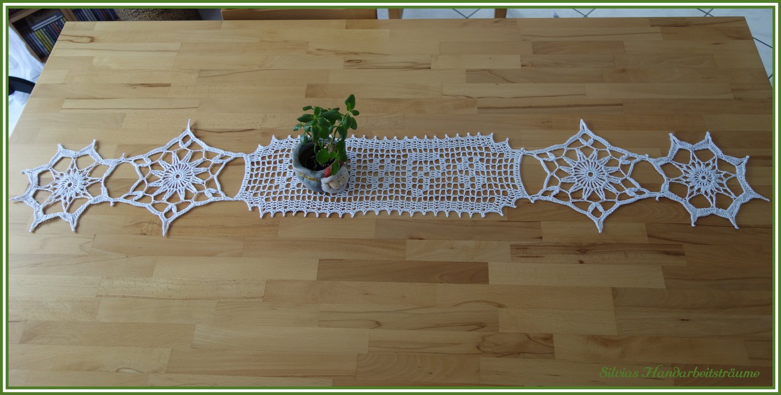 Tischband mit Sternen