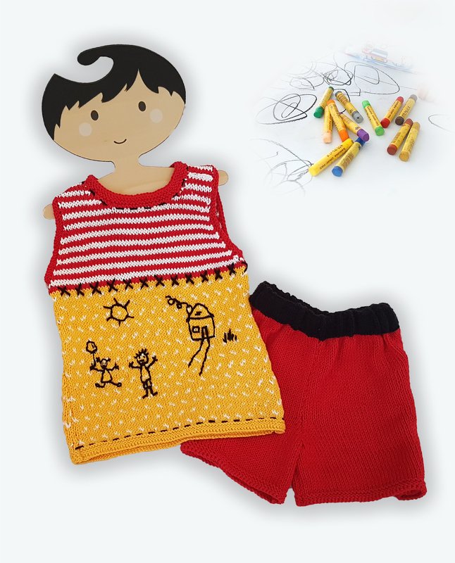 Let's Play Shorts and Top - 1 to 3 year olds