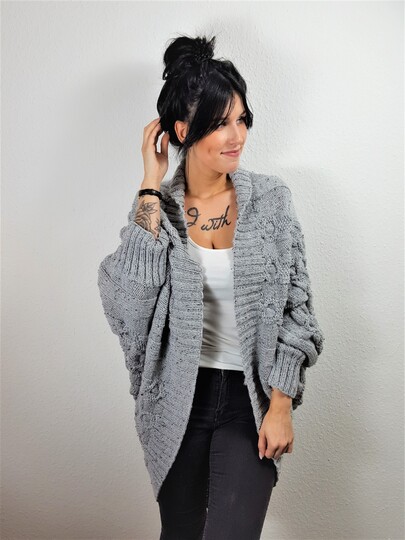 125 Strickanleitung Cardigan Seelenwärmer Kuschelzeit oversize