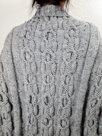 125 Strickanleitung Cardigan Seelenwärmer Kuschelzeit oversize