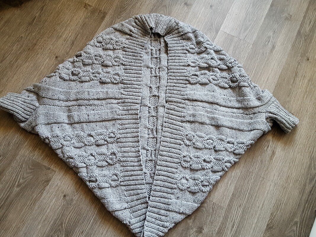 125 Strickanleitung Cardigan Seelenwärmer Kuschelzeit oversize - Bild 9