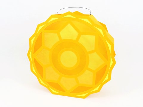 St. Martins-Laterne – Sonne – Bastelvorlagen und Anleitung