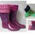 Strickstulpen für Gummistiefel/Boots, f. Erwachsene/Kinder, 4 Mustervarianten, unisex